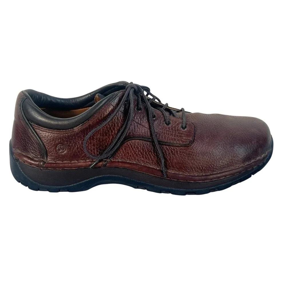 vtg Red Wing Shoes 8704 Safety Toe Oxfords Mens sz 10‎ Brown Lace Up